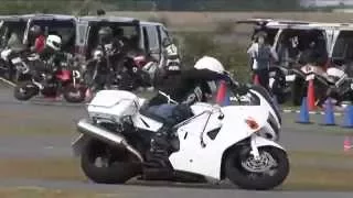 2015 11 22 Ehime Dunlop Moto Gymkhana N 83 選手 VFR800P？ heat 2