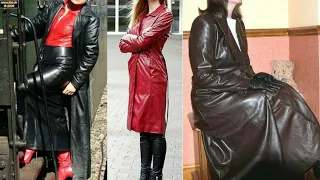 Gorgeous leather long power dresses for women and girls