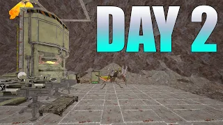SOLO Defending Our Broken Castle Cave Day 1! | Ark PvP