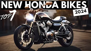 Top 7 NEW Honda Motorcycles For 2024 | Honda Bikes Review