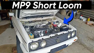 Installing MP9 Short Loom - Carb to Fuel Injection VW MK1 BUILD