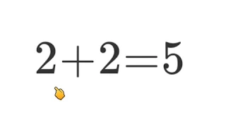 Prove that 2+2 = 5 with explanation of error in proof by Dig Your Mind in Hindi