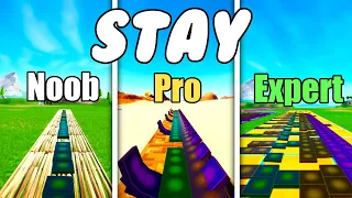 The Kid LAROI, Justin Bieber - Stay Noob vs Pro vs Expert (Fortnite Music Blocks) - Code in Descript