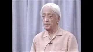 J. Krishnamurti - Brockwood Park 1984 - Public Talk 1 - The cause of conflict in relationship