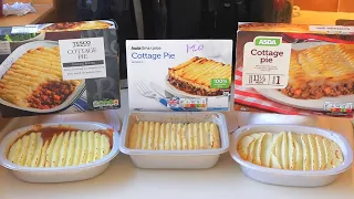 TESCO Vs ASDA Smart Price Cottage Pie | Comparison | Food Review