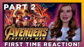 AVENGERS: INFINITY WAR BROKE ME!! PART 2 - MOVIE REACTION - FIRST TIME WATCHING