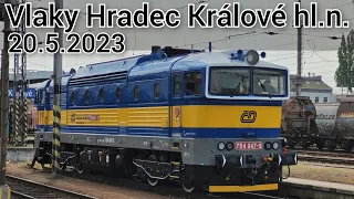 Vlaky Hradec Králové hl.n. 20.5.2023