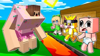 NOOBSI Mutante vs La Casa Más Segura de Minecraft 😱💀
