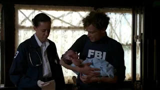 Spencer Reid delivers a baby