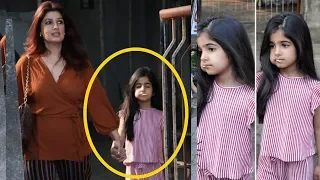 Akshay Kumar's naughty daughter Nitara Kumar having fun with mom Twinkle Khanna !