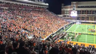 OKState Tradition of Singing Alma Mater After The Game