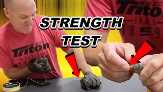 What Is The STRONGEST Fishing knot? - REAL Strength Test Of The Most Popular Knots