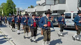 Tiroler Landesschießen 2024, 600. Jubiläum der Sportschützengilde Hall in Tirol.