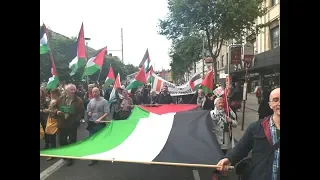 Fatin Al Tamimi speaks at #StopTrump demo in Dublin (6th June 2019)