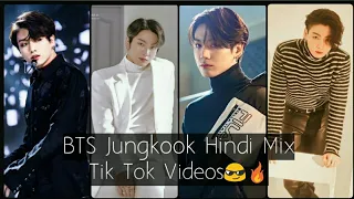 BTS Jungkook Tik Tok Hindi Mix Videos😎🔥|| #MyBais😘💜|| Tik Tok Compilation😌💗|| Kookie's Queen