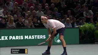 ROGER FEDERER vs KEI NISHIKORI Highlights PARIS 2018 QF