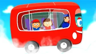 колеса в автобусе | русский автобус рифма | автобус песня для детей | Kids Song | Wheels On The Bus