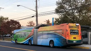 On Board: Ride-On Montgomery County Transit’s 2020 NovaBus LFSA #6002 on the FLASH orange route