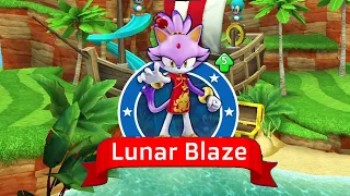 Sonic Dash - Lunar Blaze Unlocked & Fully Upgraded Christmas Update - All 49 Characters Unlocked