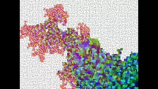 Solving mazes using a Pathfinding Algorithm -- visualized