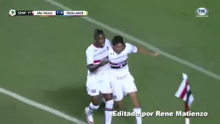 São Paulo 6 x 0 Trujillanos - GOLS - Goleada do tricolor - Libertadores 05/04/2016