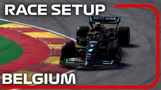 F1 23 BELGIUM Qualify Lap + Race Setup (1:40.187)