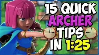 15 QUICK Tips About: Archers🏹- Clash Royale