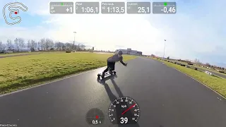 Spring speed eskate testing on FunArena Cheb