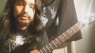 Depressive Black Metal Mini Guitar Lesson #1, 2 note chord progression in D.S.B.M. style w/ tab