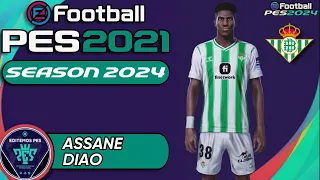 eFootball PES: Season 2024 - COMO HACER A ASSANE DIAO |RubenMG|