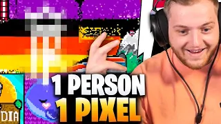 😍🤯EIGENES LOGO auf REDDIT PIXEL BILD! - Community Projekt | Trymacs Stream Highlights