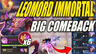 LEOMORD IMMORTAL FULL STACK COMBO TERKUAT MAGIC CHESS #mobilelegends