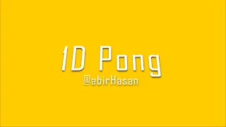 1D pong with LED strip || Electronics project || 2018 || project 10