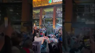 Texas Rangers' fans celebrate World Series title