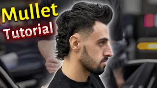 💈 ASMR BARBER - TEXTURED MULLET | STEP BY STEP | BARBER TUTORIAL