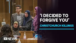 Families of Christchurch mosque attack victims address gunman during sentencing | ABC News