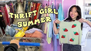 I thrifted my SUMMER wardrobe! *Try-on Haul*