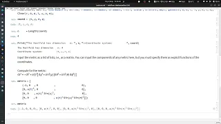 General Relativity - U02 ComputerLab Curvature Using Mathematica