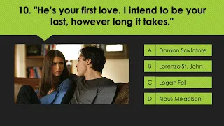 Guess Who Said It: The Vampire Diaries Quiz