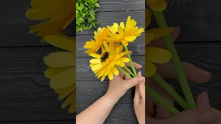 EASY Paper Flowers 💥 DIY Paper Craft 💥 #shorts