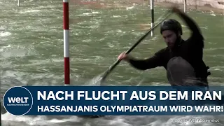 OLYMPIA 2024 PARIS: 24-jähriger Iraner tritt als Kanute mit Flüchtlingsteam an | WELT Gute Nachricht