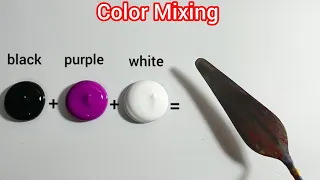 Guess the final color 🎨 | Satisfying video | Art video | Color mixing video | Paint mixing video