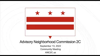 September 13, 2022 ANC Community Meeting