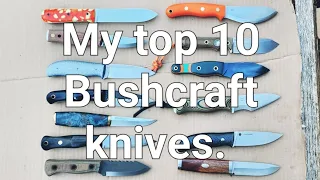 Top 10 bushcraft knives.