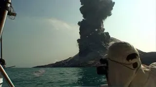 Eruption of Anak Krakatau Volcano