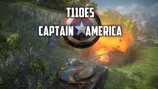 World of Tanks - T110E5 Tier 10 Heavy Tank - Captain America