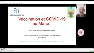 3ème Webinaire franco-marocain :  Les vaccinations  ?