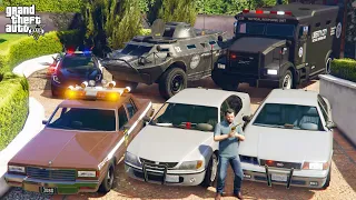 GTA 5 - Stealing Liberty City Tactical Response Vehicles with Michael! | (GTA V Real Life Cars #176)