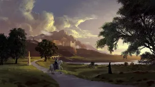 Recording of a romantic landscape painting. Krita