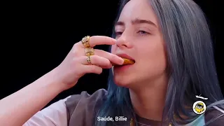 Billie Eilish experimenta comida apimentada | Legendado | Parte 4